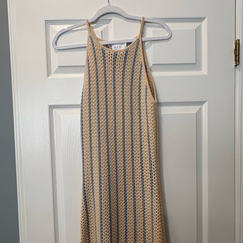 MABLE Crochet Fringe Maxi Dress – Size Medium – Worn 1x - Picture 3 of 5